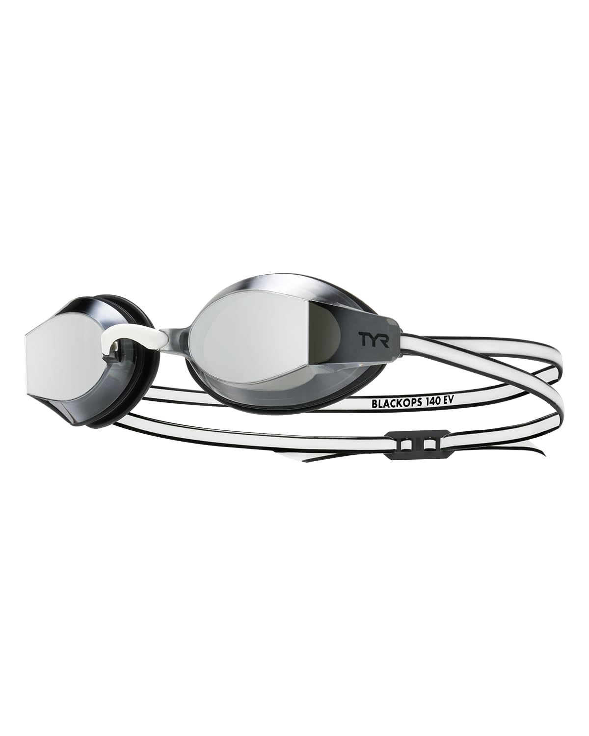 TYR Black Ops 140 EV Racing Goggles – Competitive Low Profile Swim Goggles with 140° Vision, Anti-Fog, Adjustable Fit, UV Protection, Black/White-image-26