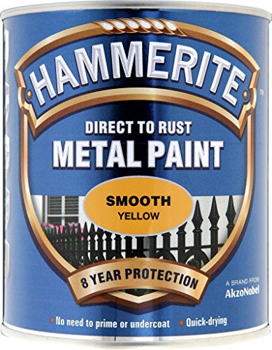 Hammerite Metal Paint Smooth 750ml Yellow