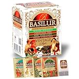 バシラーティー【クリスマス 紅茶】アソート ティーバッグ 10袋入（4種類）｜ヴィンテージシリーズ― フレーバー：ストロベリー＆クリーム・ジンジャー＆レモン・チェリー＆アーモンド・マンゴー＆ライム【71750】