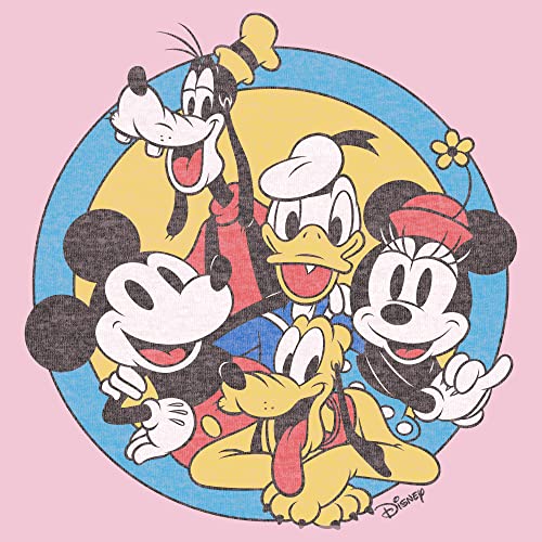 Disney Characters Original Buddies Girl's Solid Crew Tee2