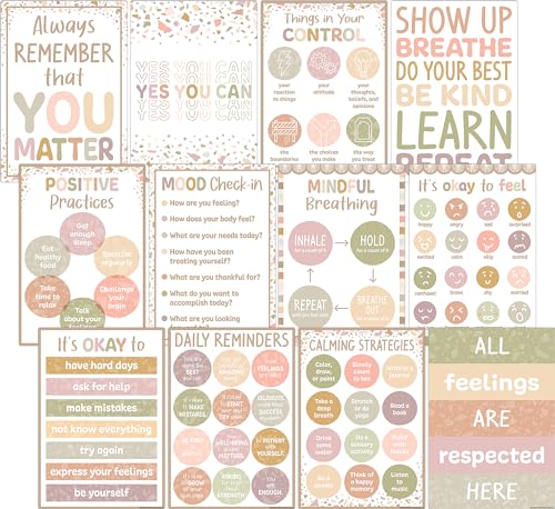 Posters Terrazzo Tones pour encourager l'autonomie des enfants