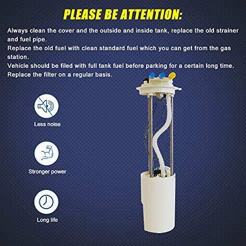 Chevy Silverado/GMC Sierra Fuel Pump 1999-2004 4.3L-8.1L (E3500M Replacement)