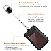 Badge Holder with Zipper, Life-Mate PU Leather ID Badge Card Holder Wallet Case with 5 Card Slots Zipper Pocket 19