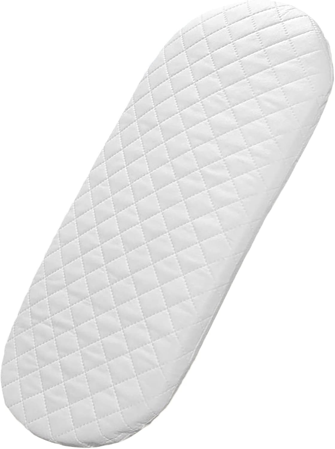 Luxe & Komfort Baby Moses Basket Mattress 72 x 26.5 x 4 CM, Sizes For Most Moses Baskets, Quilted Design, Hypoallergenic, Breathable [Made in UK]
