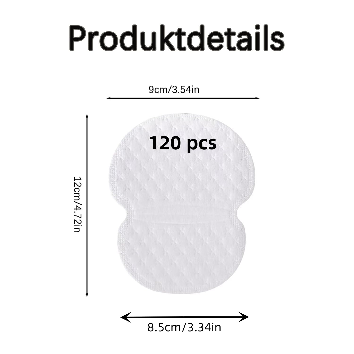 120 Piezas Almohadillas Sudor Axilas,Almohadillas de Sudoración,parches antitranspirantes,Escondidas Absorción Sudor Protege tus Prendas,Absorbe el sudor y los olores para Mujeres y Hombres