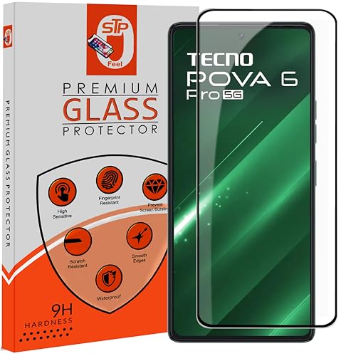 Image of Premium Tempered Glass Screen Protector Compatible For Tecno Pova 6 Pro 5G Cellphone (6.78 Inch, Pack Of 1) | Edge-To-Edge Protector Coverage With Easy To Installation Kit