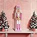 Kurt S. Adler Kurt Adler 15-Inch Pink Nutcracker, Multi