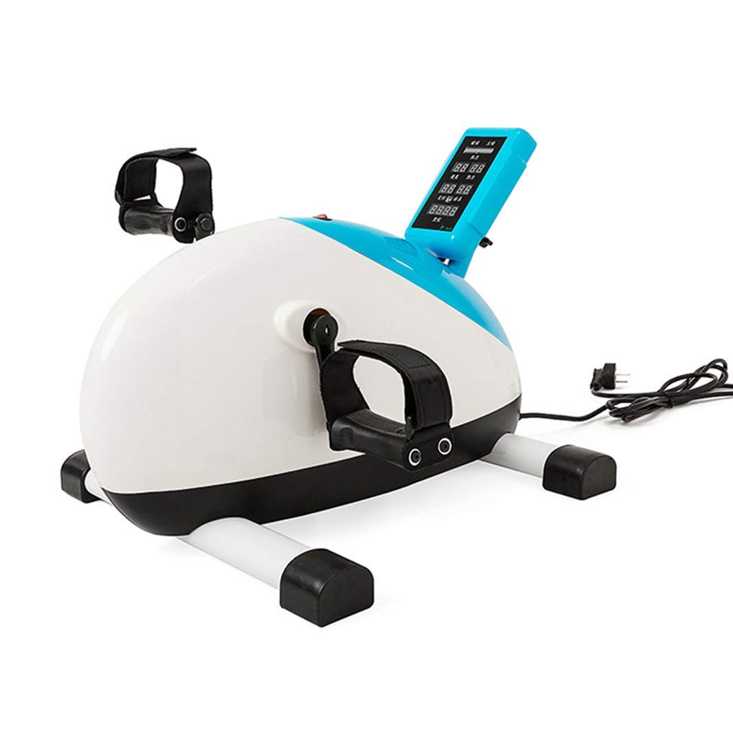 DYTWXG Macchina per Riabilitazione elettrica, Mini Cyclette Portatile per Il Fitness, pedaliera motorizzata per Gambe e Braccia per Anziani, pedaliera per Bici da scrivania