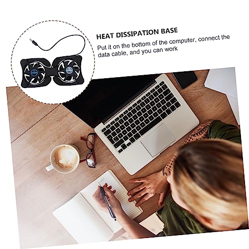 Base enfriadora portátil para notebook plegable con ventiladores USB miniatura 3