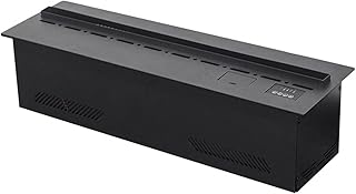 Water Vapor Fireplace 3D Simulation Flame Electric Fireplace Recessed Steam Humidifier， With Adjustable Flame And Remote Control Electric Fireplace Stove