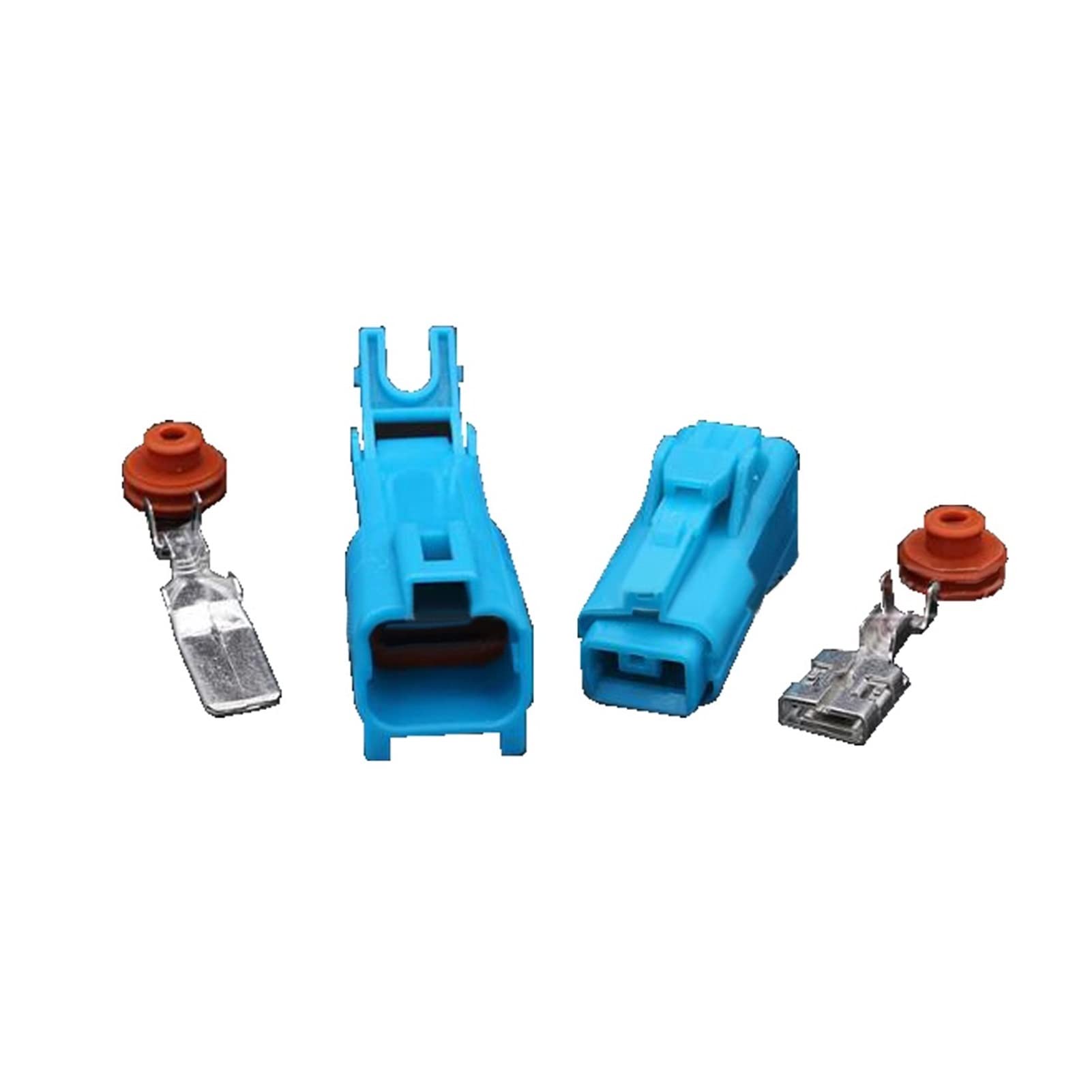 1 pin 9.5 Serie conector automotriz de chaqueta femenina y macho con terminal DJ7016Y-9.5-11/21 1P(Male,5 Sets)