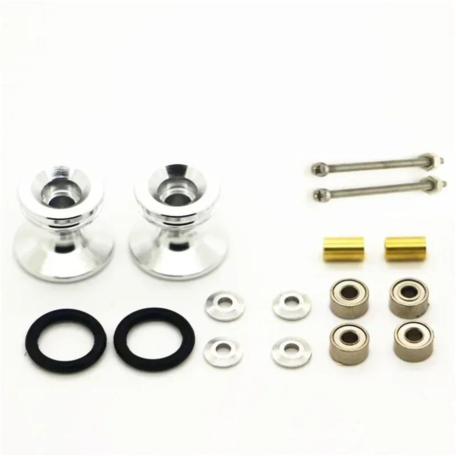 2Rulli Alluminio Anelli Gomma 13-12mm Per Tamiya Per Mini 4WD 15418 Rc Auto