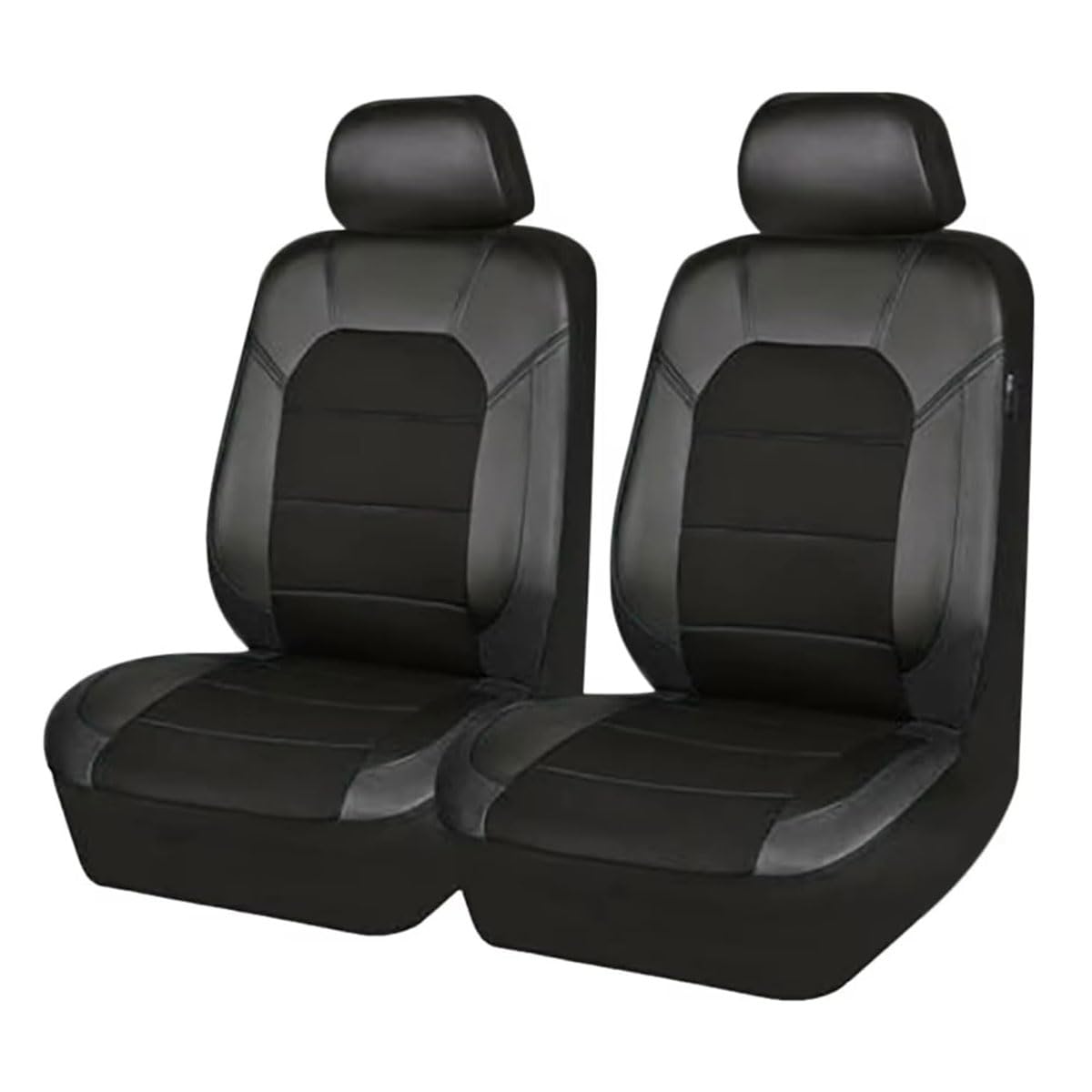Coprisedili Auto per Audi TT Mk1 Type 8N TT Quattro, Traspirante Antiscivolo Set Anteriori Copri-Sedile Poggiatesta Protezione, Accessori Auto Interno,Black