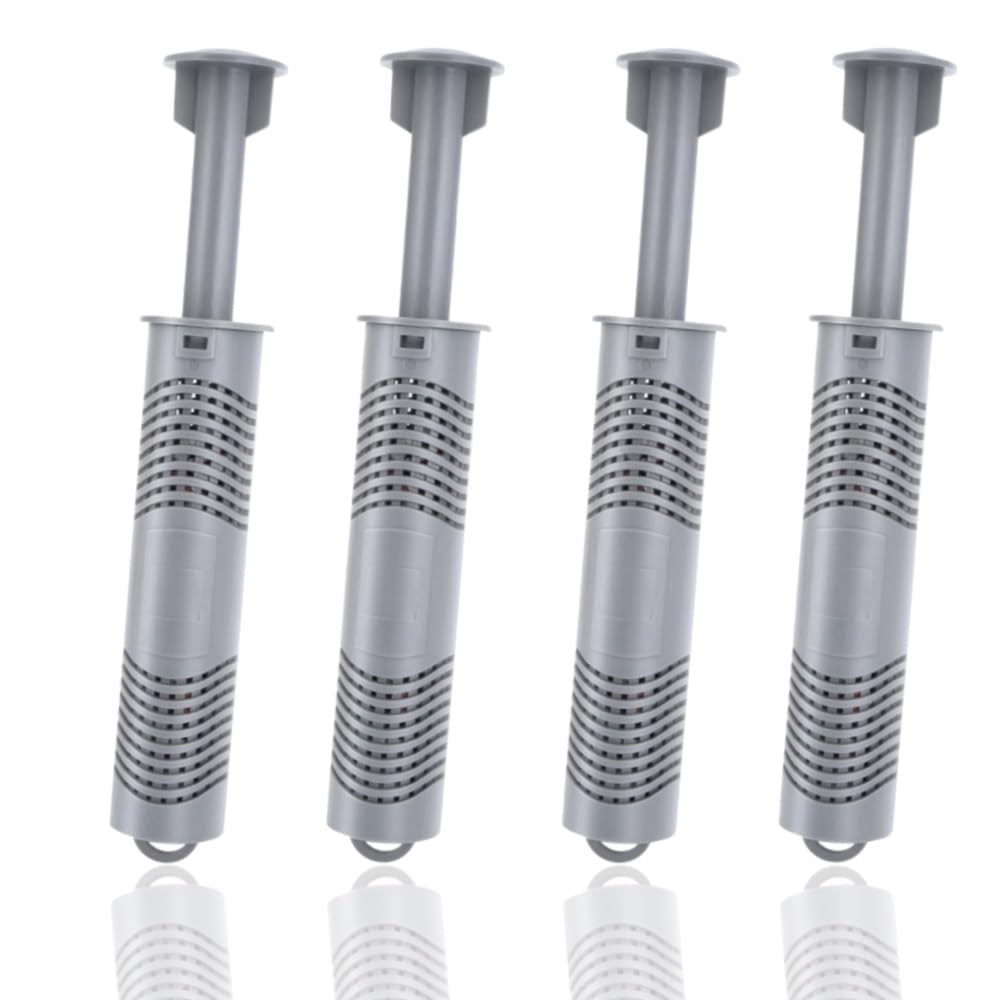 Silver Ion Cartridge for Hot Springs Spa Hot Tub Silver Ion Cartridge with 4 Months Keeps Spa Water Crystal(Grey,4PCS)