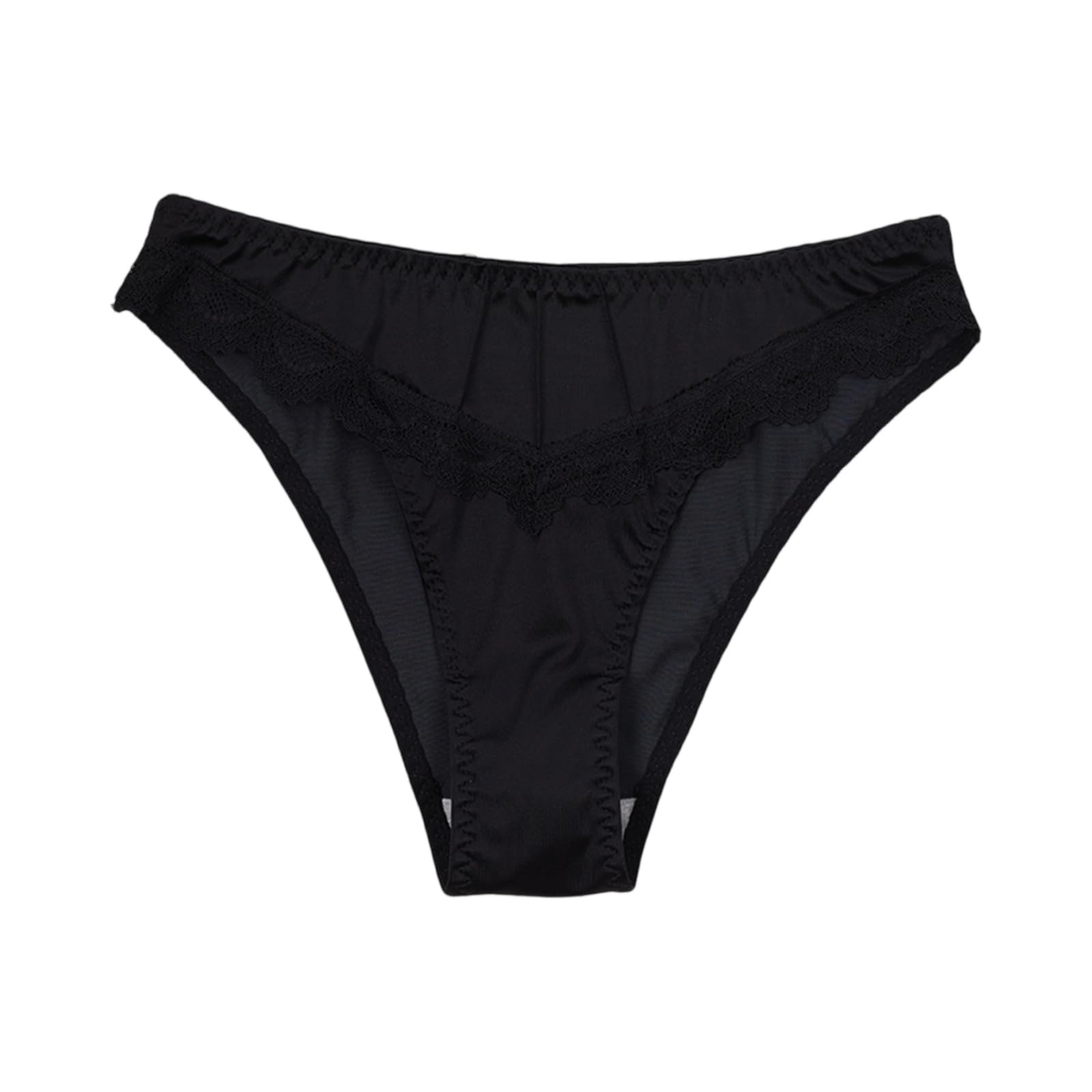 Underwear For Women Sexy Lace Waistband Women Pantie Vacation Bikini Pantie High Waisted Fashion Underwear Slim Bikini