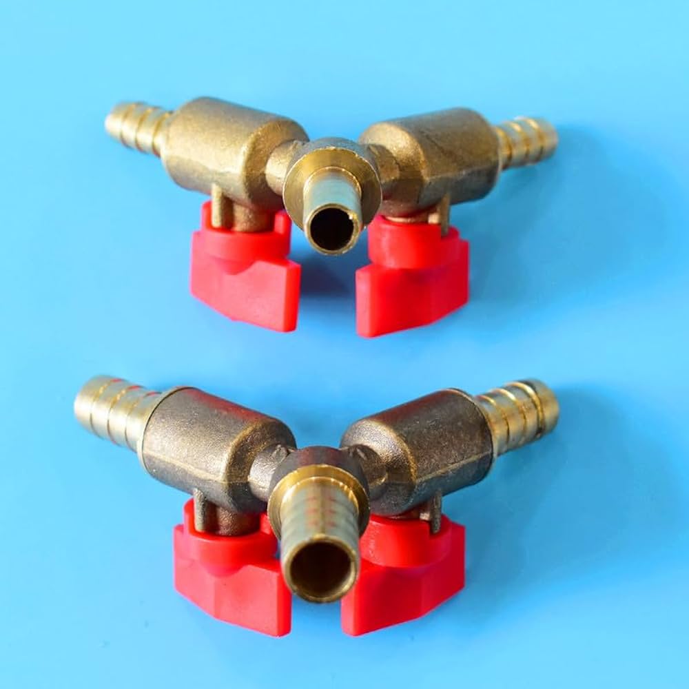 Amazon.co.jp: ガスホース 燃料 ホース 継手 分岐 6mm/8mm/10mm/12mm y