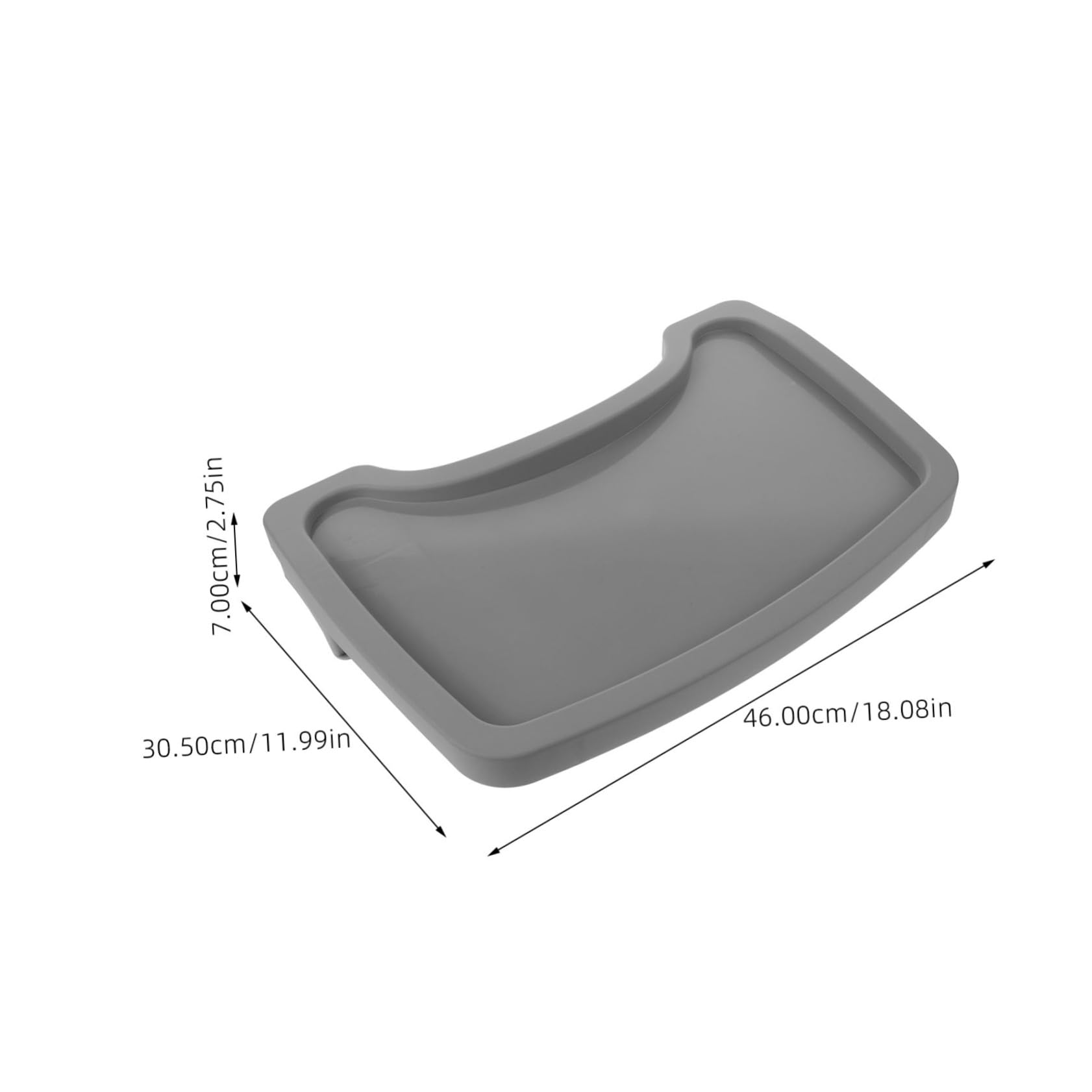 IWOWHERO Food Tray Stroller Plates Booster Seat Tray Removable Plastic Modern Design