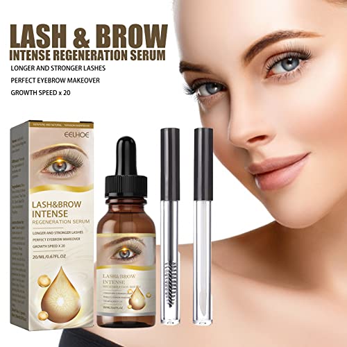 Castor Oil Hair Growth, Organic Castor Oil for Eyebrows Eyebrows Lash Nail Eyelashes Enhancer Liquid with Eyelash Brush - Image 2