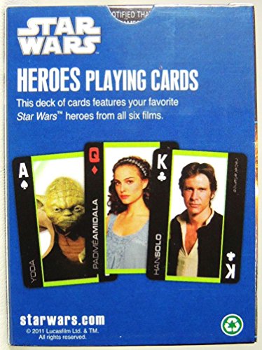 Cartamundi 1757 Star Wars Heroes Naipes Completo miniatura 2
