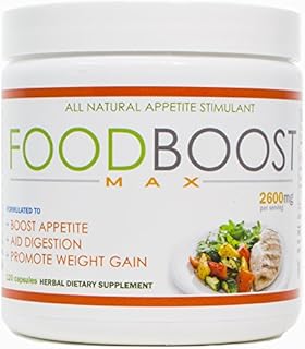 VH Nutrition | FoodBoost MAX | Appetite Stimulant for Men and Women | Natural Weight Gain Pills - 30 Day Supply - 120 Capsules