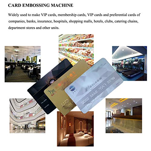 image for CARESHINE Card Embosser，72-Character Letters Manual Embossing Machin