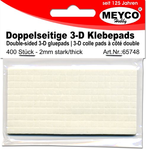 Klebepads 3D doppelseitig - 2mm - 400Stück Cover