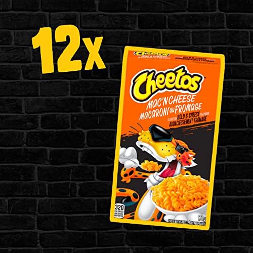 Cheetos Mac’N Cheese Bold & Cheesy Flavour Pasta With Sauce - 4 count Multi-pack 680g (Pack of 3) - 5