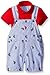 U.S. Polo Assn. Baby Boys' Logo Fabric Shortall and Shirt Creeper