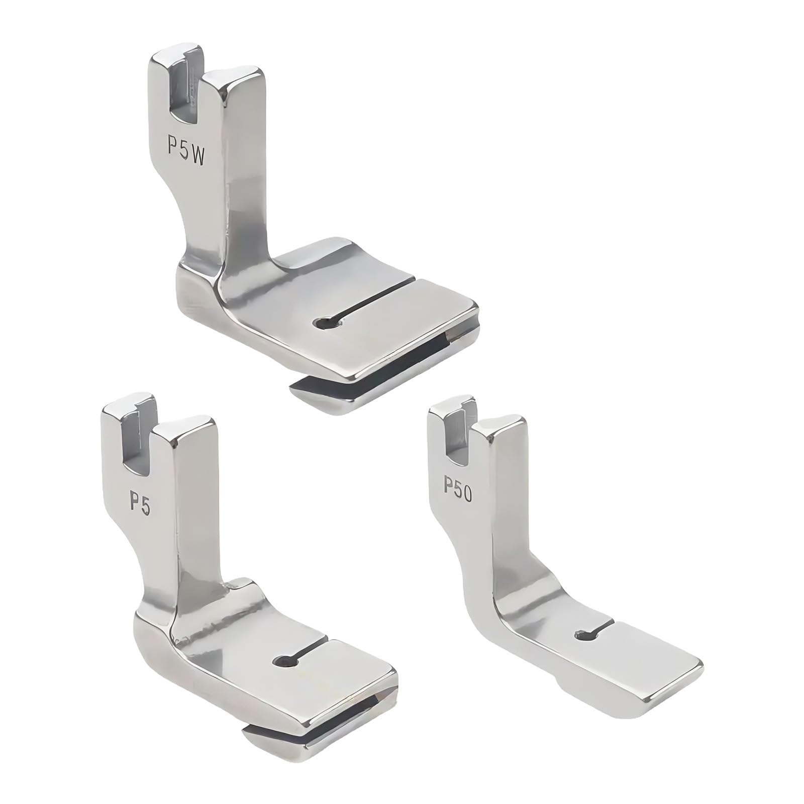 Of 3 Professional Pleating Presser Feet for Sewing Machine Two Layer Tucking Permanent Iron Construction Fabric Tucking Tool