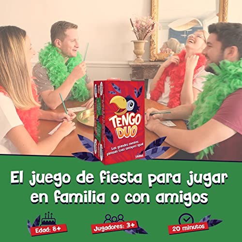 TENGO DUO - Juego de Mesa Divertido para Las Fiestas en Familia, con Adultos y Niños | a Partir de 8 años y Entre 3 a 12 Jugadores | Regalos Originales Navidad y Reyes Magos - imagen 6