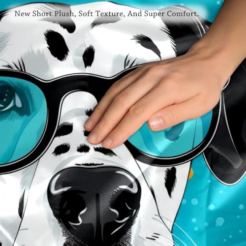 Housse de coussin velours dalmatien 50x50 pour canap&eacute; terne - 4