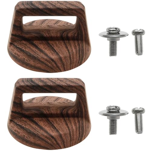 safycaby 2 Pack Pot Lid Knob, Replacement Handle for Pot Lid, Dark Grain