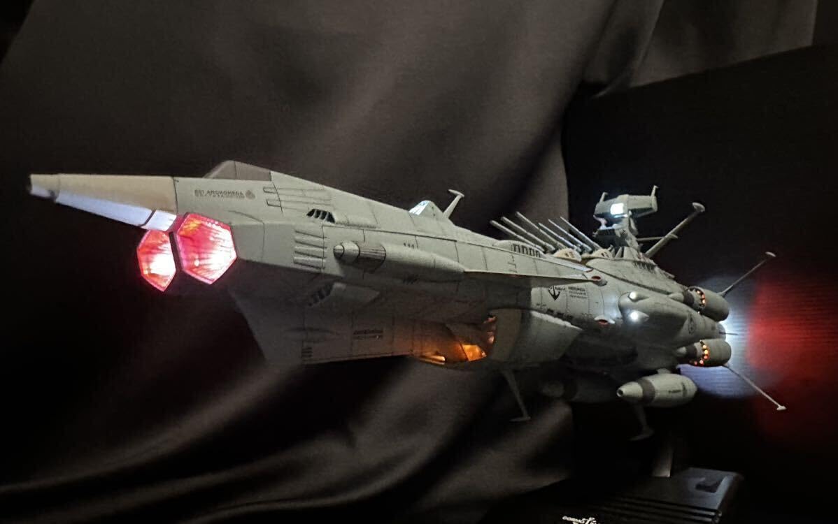 Amazon.co.jp: 全塗装完成品 1/1000 アンドロメダDX 宇宙戦艦ヤマト