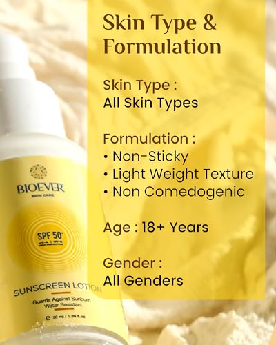 Image of Aloe Vera Sunscreen SPF 50 PA+++ | No White Cast | Broad Spectrum UVA & UVB Protection | Lightweight Non Sticky & Non Greasy | Water Resistant | With Zinc & Aquaxyl | For Normal, Oily & Dry Skin - Men & Women - 50ml