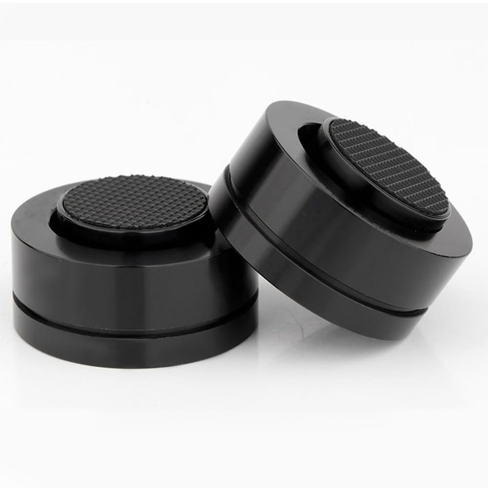 Bamberg 4 Pezzi HiFi Audio Speaker Stand Piedini Fever Amplificatore Lettore CD Treppiede Altoparlante Antiurto Piedino Sfera in Acciaio