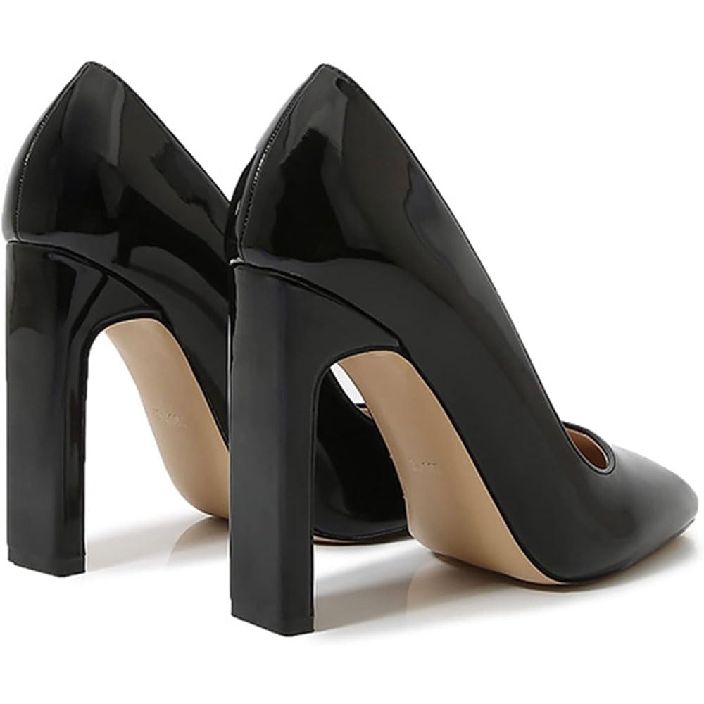 Zapatos de vestir de noche de fiesta con tacón alto y tacón de bloque con correa al tobillo para mujer ﻿botines/K/40EU