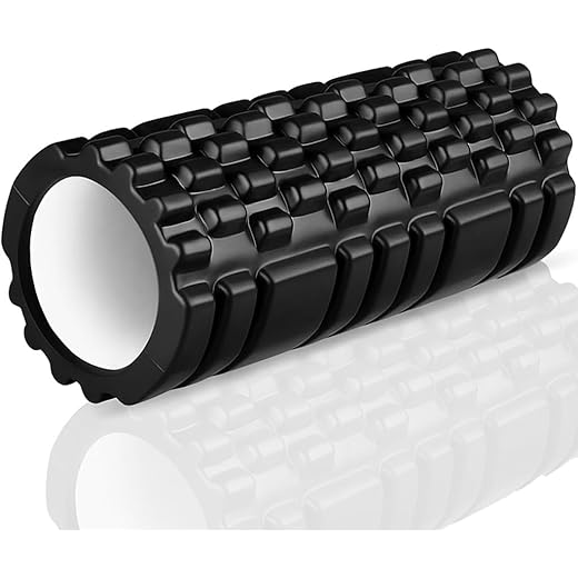 PulGos High-Density Acupressure Foam Roller for Deep Tissue Massage, Muscle recovery, yoga & home workouts. Relieves back, leg pain, stretching, trigger point therapy, fitness training & rehab Use.