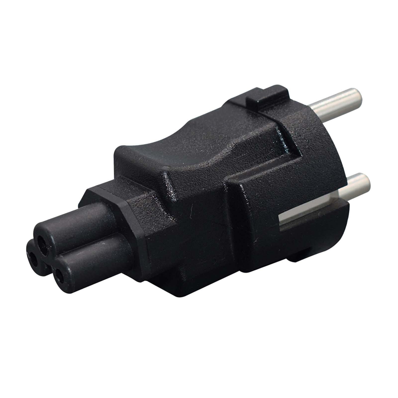 Plug Connector Travel Plug Adapter EU IEC320 C5 Power Adapter 4.8mm to C5-Consumer Electronics - Multipurpose Batteries & Power - Travel Adapters & Converters-image-45