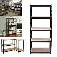 GARAGE SHELVES SHELVING 5 TIER UNIT RACKING BOLTLESS HEAVY DUTY STORAGE SHELF - View #12