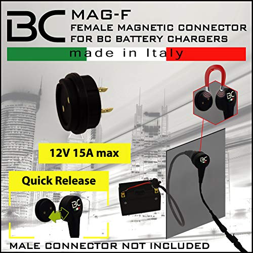 BC Battery Controller 710-MAG-F Magnetische Buchse/Steckdose an Bord des Fahrzeugs zum Aufladen der Batterie - Kompatibel mit allen BC-Ladegeräten (12V max 15 Amp)