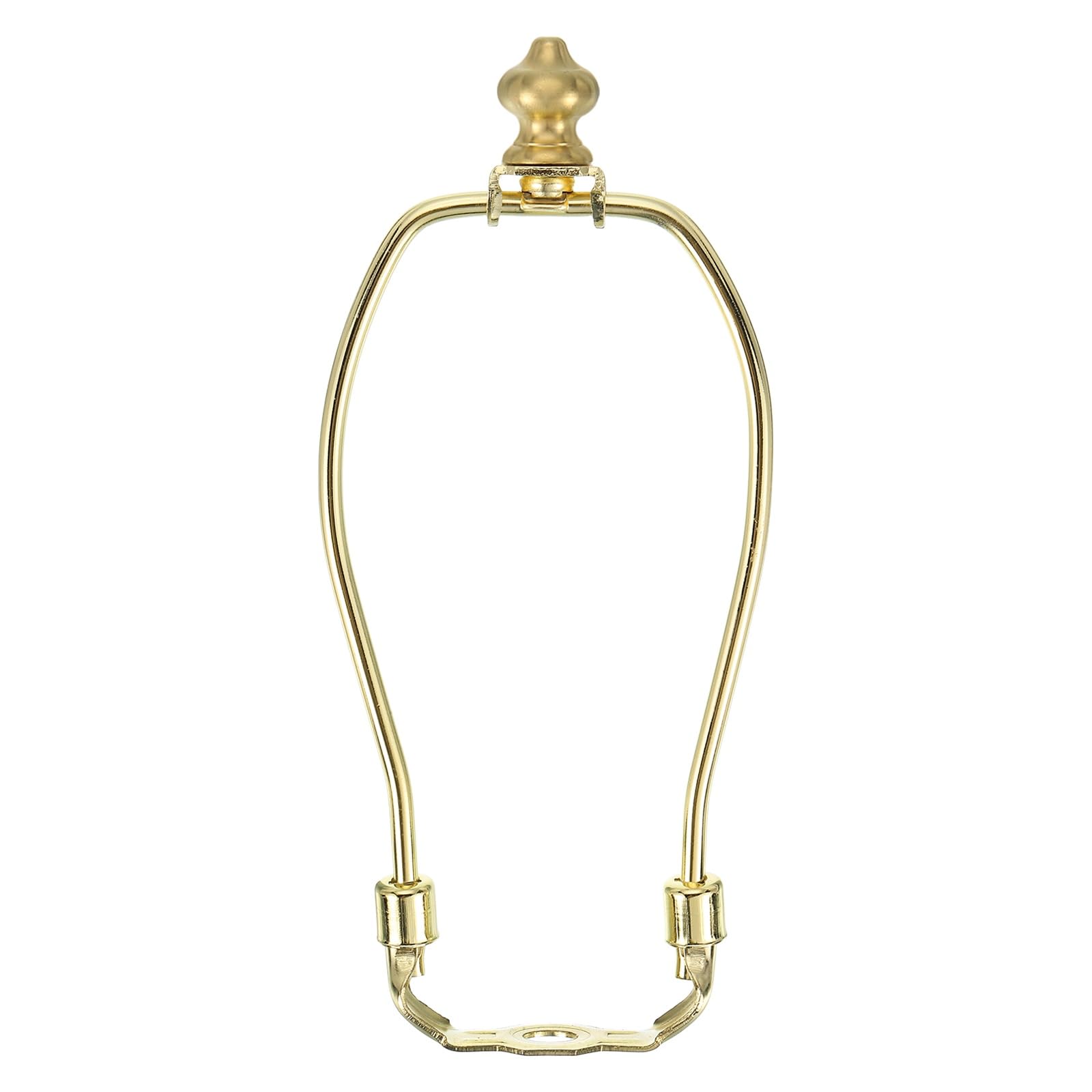 PATIKIL 6.5 Inch Lamp Harp Kit with 1 Inch Height Solid Brass Finial