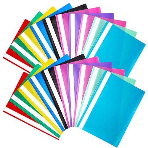 20 Stück Schnellhefter A4 Plastik Stabil, Hefter A4 in 10...