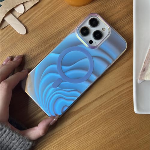 Coque iPhone 13 Pro protection antichoc magnétique à motif laser dégradé Aurora - 6