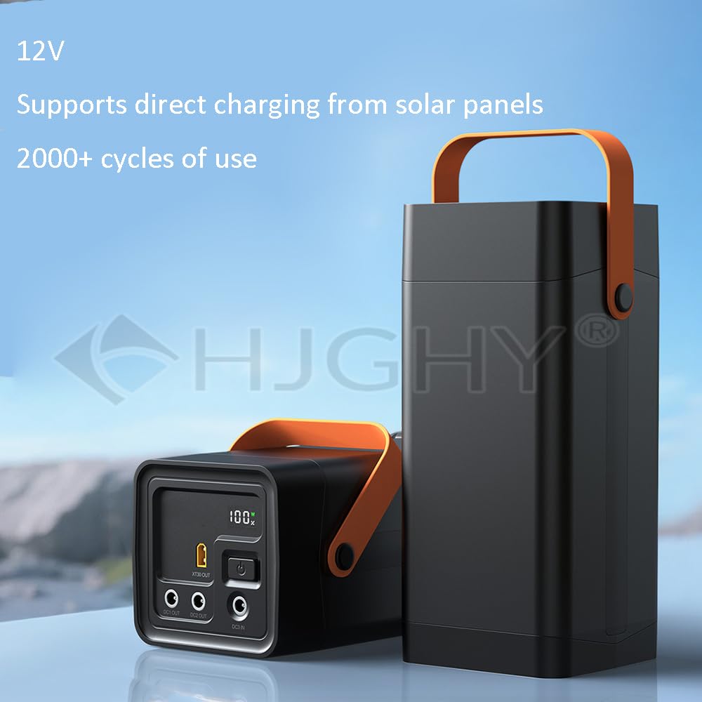 Batteria Ricaricabile LiFePO4 da 12V 12Ah, Stazione di Alimentazione Portatile da 24V 6Ah, Batteria al Litio Ferro fosfato per Striscia LED e Fotocamera