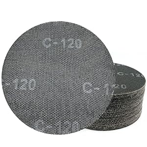 50 stuks schuurroosters schuurschijven 225 mm korrel 60 zelfklevende schuurbladen schuurpapier voor giraffenslijper…