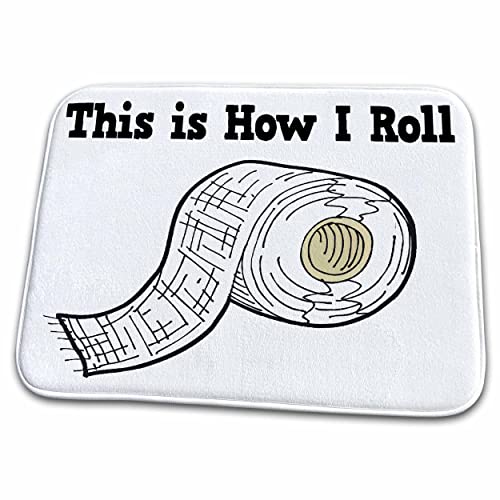 Dish Drying Mat - How I Roll Gauze Medical Tape Design Funny and Humorous Designs miniatura 1