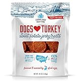 Farmland Traditions Filler Free Dogs Love Turkey & Sweet Potato Premium Jerky Treats for Dogs, 3 Pound Bag