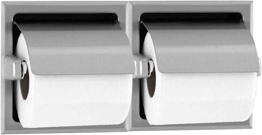 Bobrick Washroom Equipment Bob 6997 Surface Mounted Toilet Disp 2/Rls Satin Finish BOB 6997