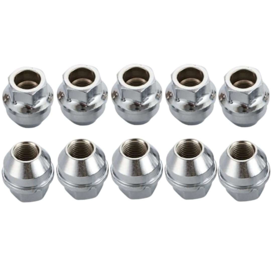 Nakrętki do Kół dla Tesli Model 3/Y/S/X, 10 szt. nakrętek kół M14x1,5 z otwartym końcem, sześciokątnych, 21mm, wysokość 31mm