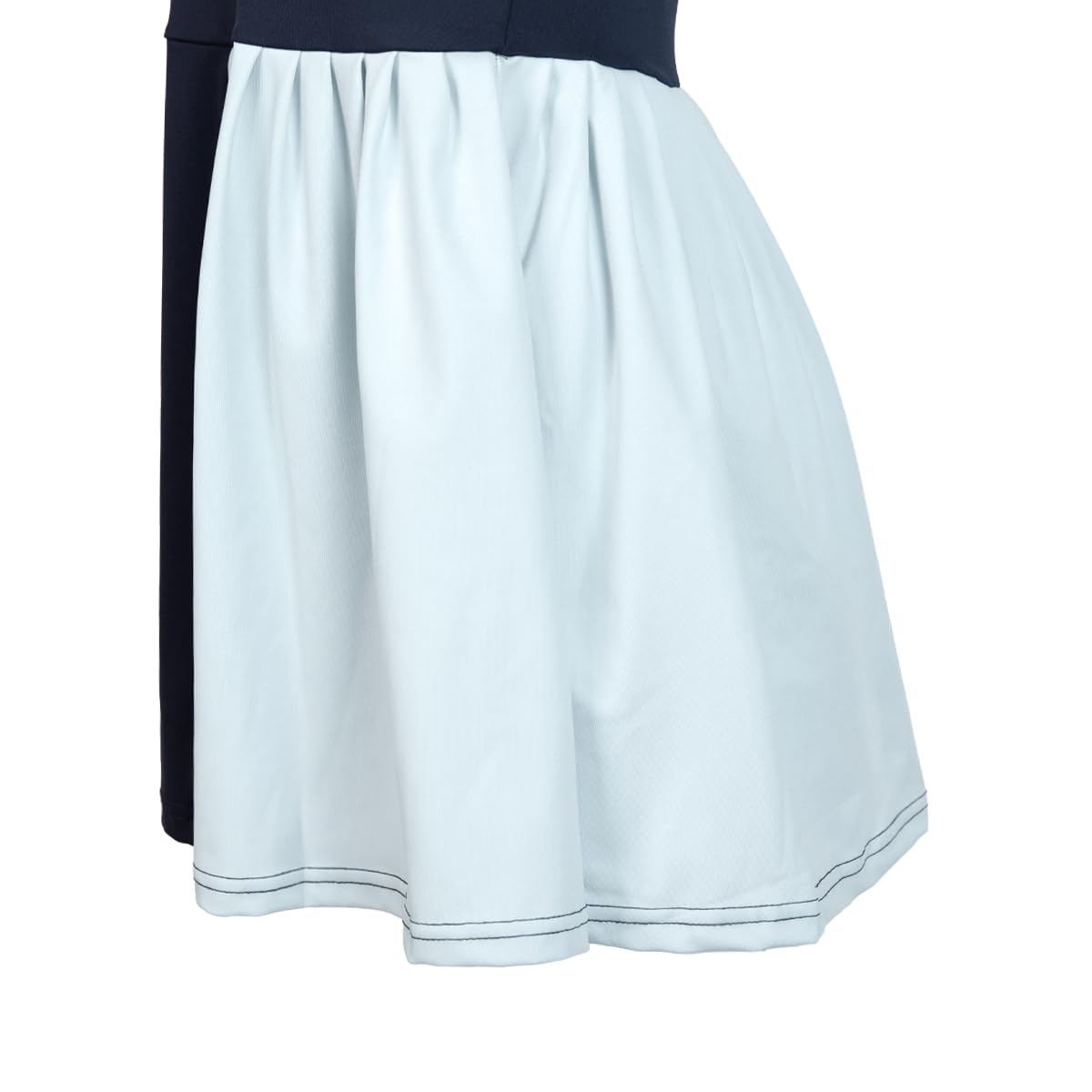 Izas Idaho Vestido de Padel para Mujer Elástico con Falda Plisada y Cuello con Cremallera. Prenda Deportiva Transpirable y de Secado Rápido con Bolsillos